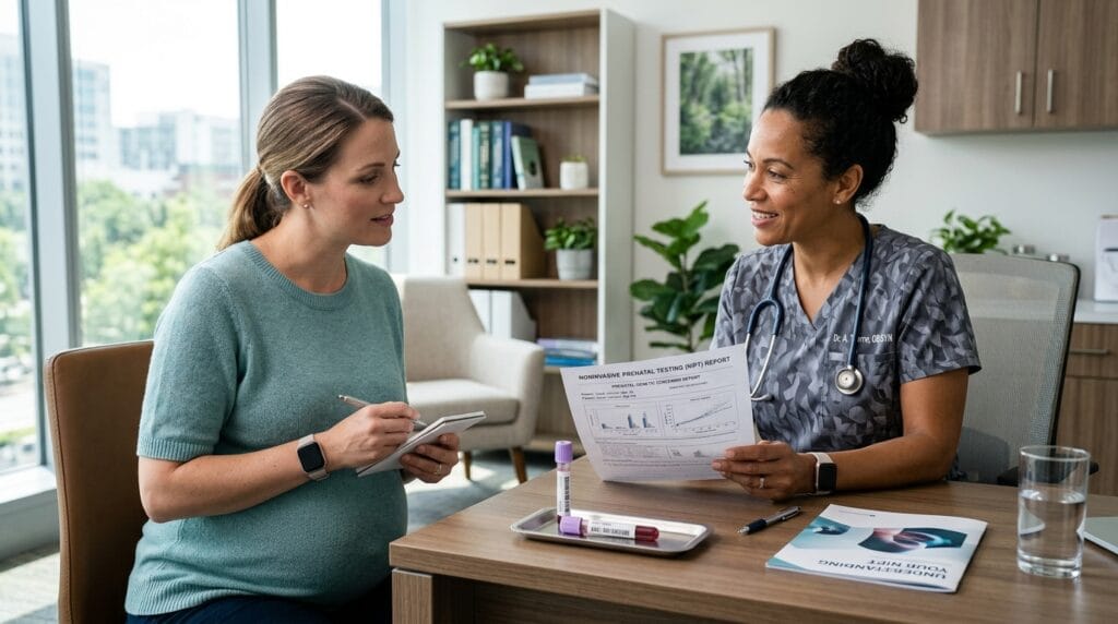 NIPT cell-free DNA prenatal screening consultation in 2026